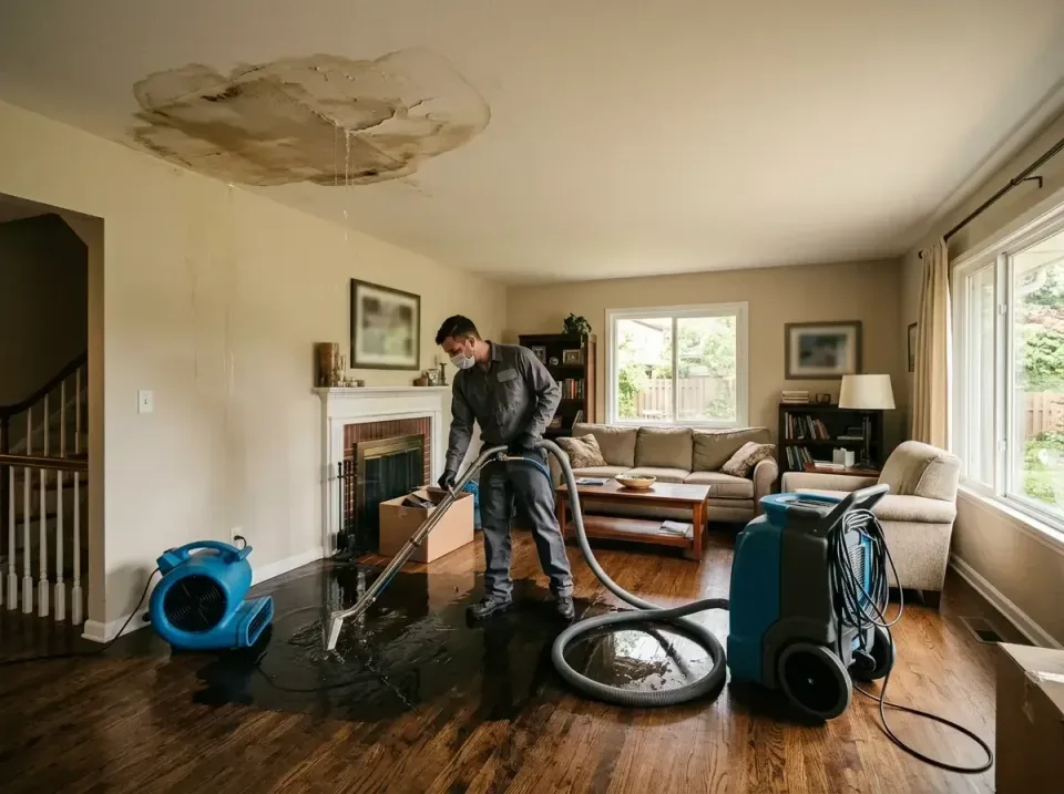 attic-pipe-burst-ceiling-drip-008 — frequently asked questions, Water Damage Restoration & Carpet Care in Atchison, KS